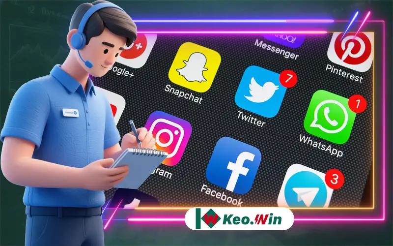 Các phương pháp liên hệ hỗ trợ tại Keo.Win