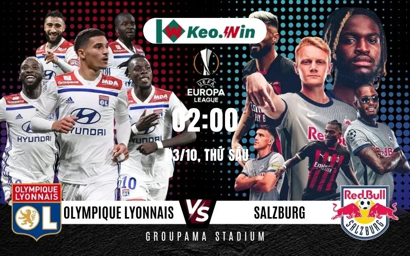 Nhận định Olympique Lyonnais vs Salzburg 3/10/2025 - Cuộc chiến sống còn