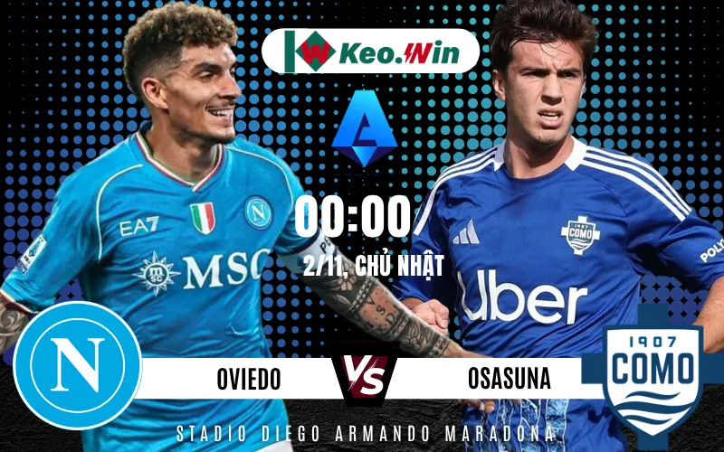 Nhận định Napoli vs Como 2/11 lúc 00h00: Thiếu De Bruyne vẫn tin Napoli